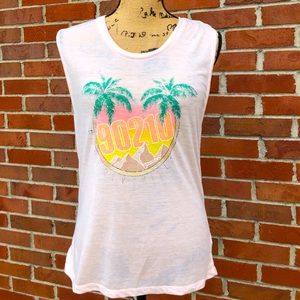 Recycled Karma 90210 Vintage Inspired Racerback XS